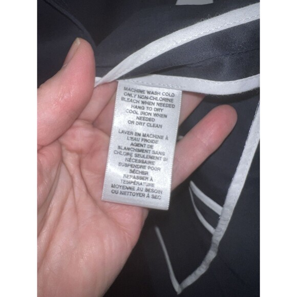 Kate Hill Jacket Womens Sz 14 Navy Blazer One Button Career Nautical Stretch New - Picture 7 of 9